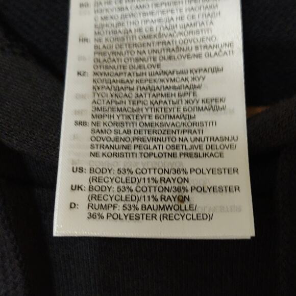 Adidas color block linear hoodie pink and black size small - Picture 7 of 7